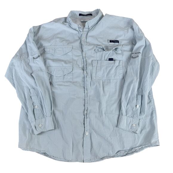 Columbia Men Super Bonehead PFG Button Down Shirt XL Fishing Outdoors Vented - Picture 1 of 6